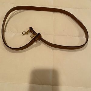 Universal Brown leather shoulder strap